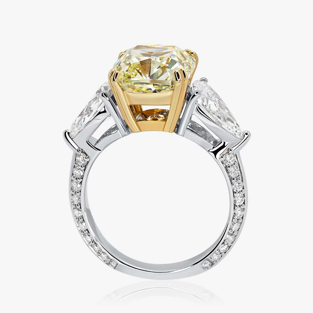 Classic Engagement Ring, White Gold S5 - Image 2