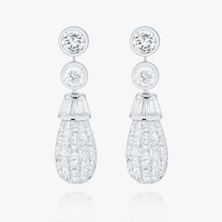 Special Collection Diamond Diamond Earring, White Gold S1