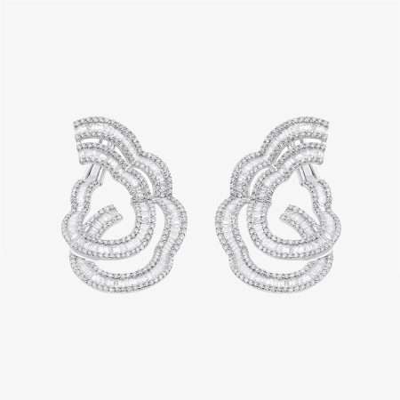 Special Collection Diamond Diamond Earring, White Gold S4