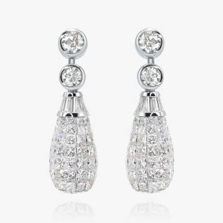 Special Collection Diamond Diamond Earring, White Gold S6