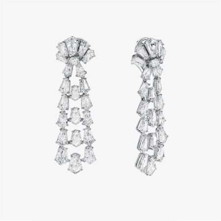 Bridal Diamond Diamond Earring, White Gold S2