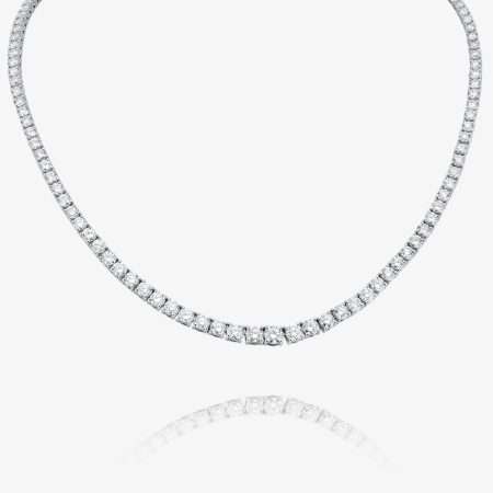 Diamond Orbit Diamond Diamond Pendant, White Gold