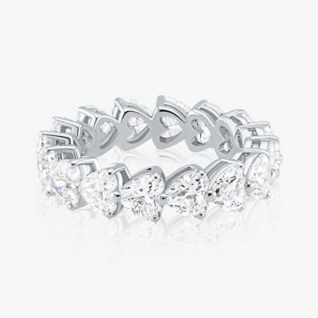 Eternity Diamond Wedding Band, White Gold S2
