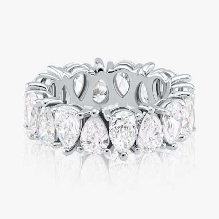 Eternity Diamond Wedding Band, White Gold S4