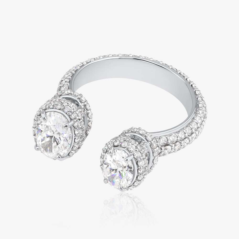 Special Diamond Diamond Ring, White Gold